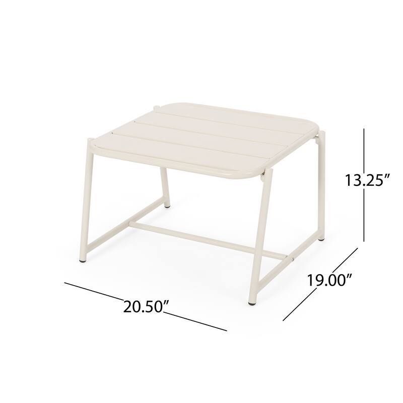 Cowan Outdoor Modern 2 Seater Chat Set by Christopher Knight Home