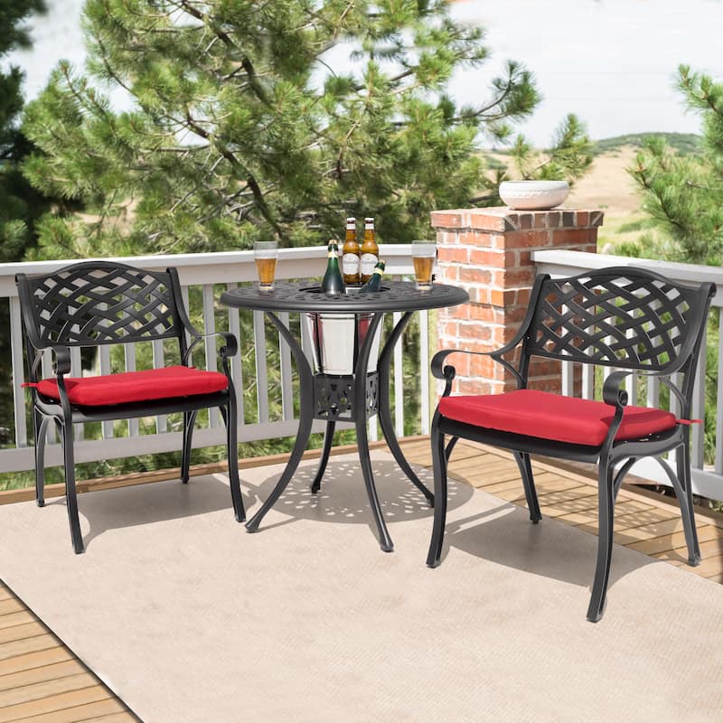 Outdoor Indoor 2-Pack 18'' x 20'' Chair Replacement Seat Cushions