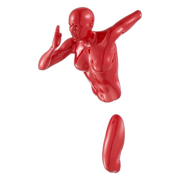 slide 2 of 41, Finesse Decor 13" Runners Resin Wall Sculpture