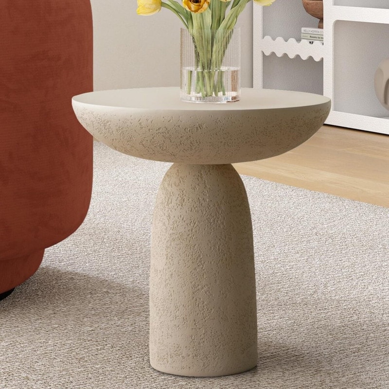 Round Side Table End Table