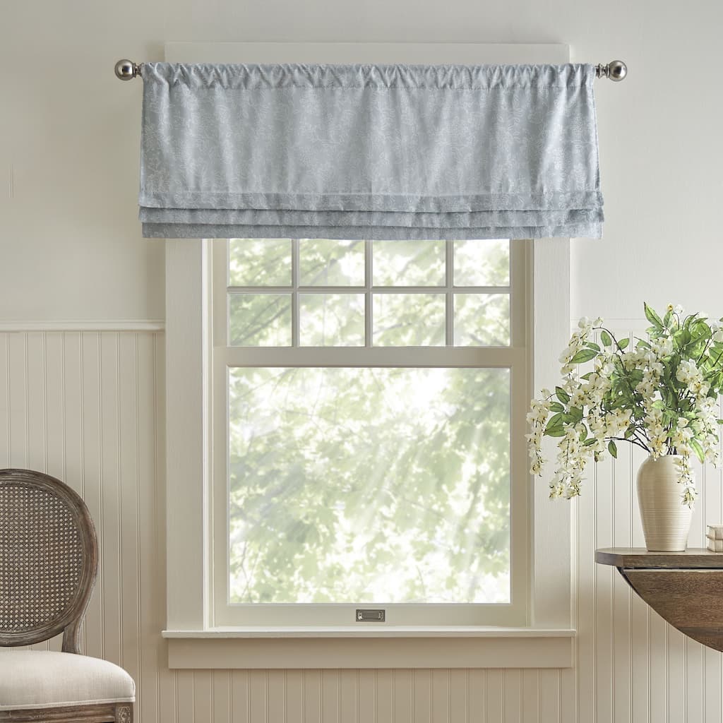 Martha Stewart Cottage Floral Jacquard Valance