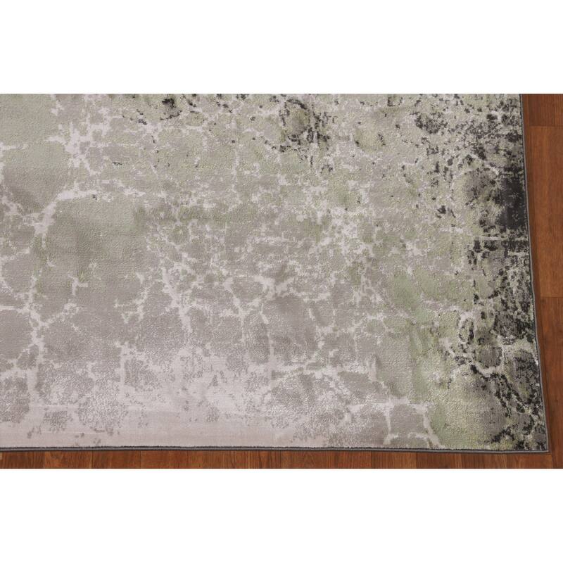 Multi-Color Turkish Area Rug Machine Made Abstract Carpet - 5'0" x 8'0"