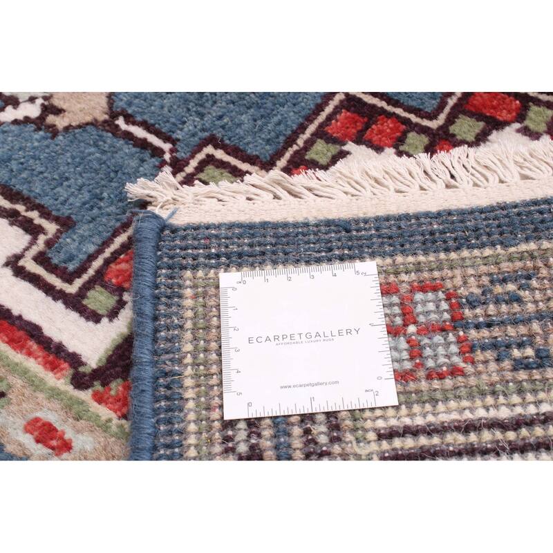 ECARPETGALLERY Hand-knotted Serapi Heritage Dark Blue Wool Rug - 8'11 x 12'0