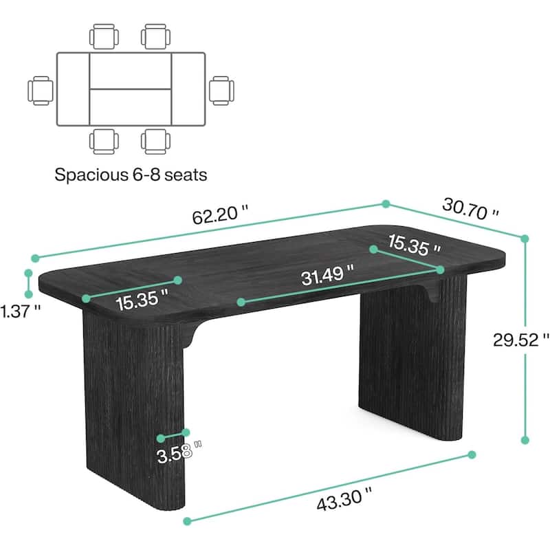 Modern Conference Table, Office Meeting Seminar Boardroom Table