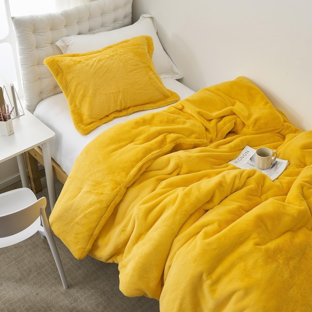 Love Thick® - Chunky Bunny Coma Inducer Oversized Comforter Set - Saffron Oranges