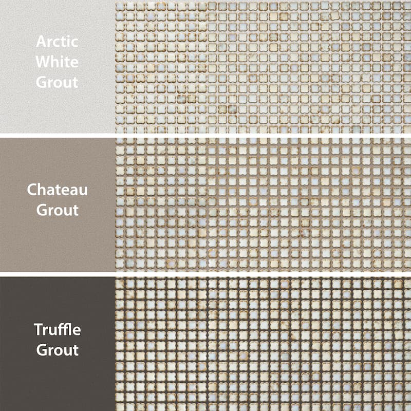 Merola Tile Fioretti Glossy Beige 12" x 12" Porcelain Floor and Wall Tile