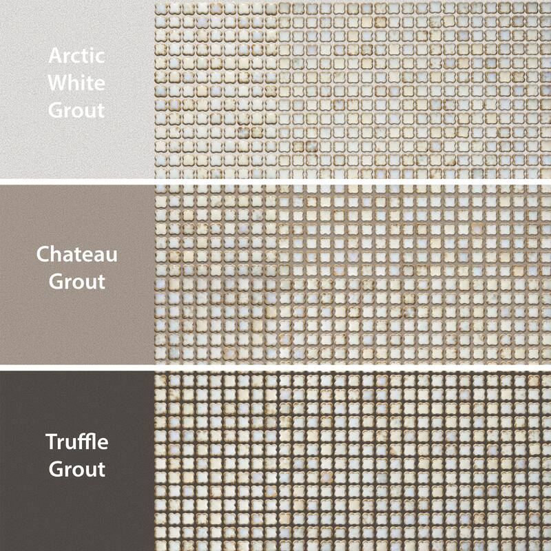 Merola Tile Fioretti Glossy Beige 12" x 12" Porcelain Floor and Wall Tile