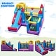 preview thumbnail 3 of 6, Costway 5-In-1 Inflatable Bounce Castle with Basketball Rim & Climbing