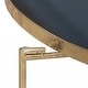 preview thumbnail 12 of 11, Kate and Laurel Celia Round Metal Coffee Table - 28.25x28.25x19