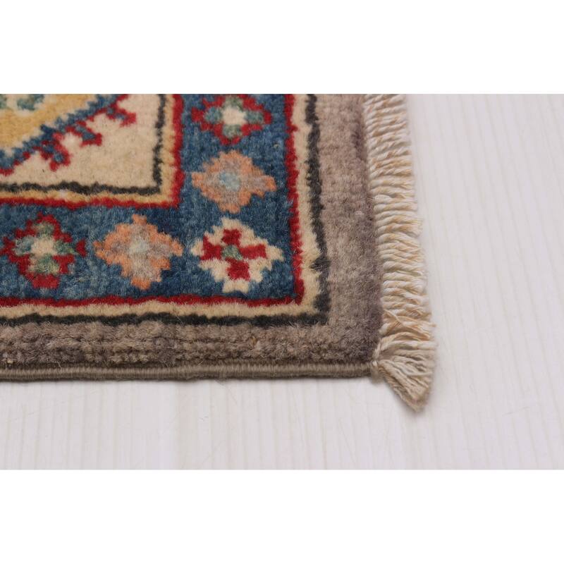 ECARPETGALLERY Hand-knotted Uzbek Ghazni Taupe Wool Rug - 3'2 x 5'0