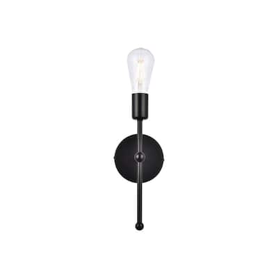 Elegant Lighting LD2356 Keely 12" Tall Bathroom Sconce