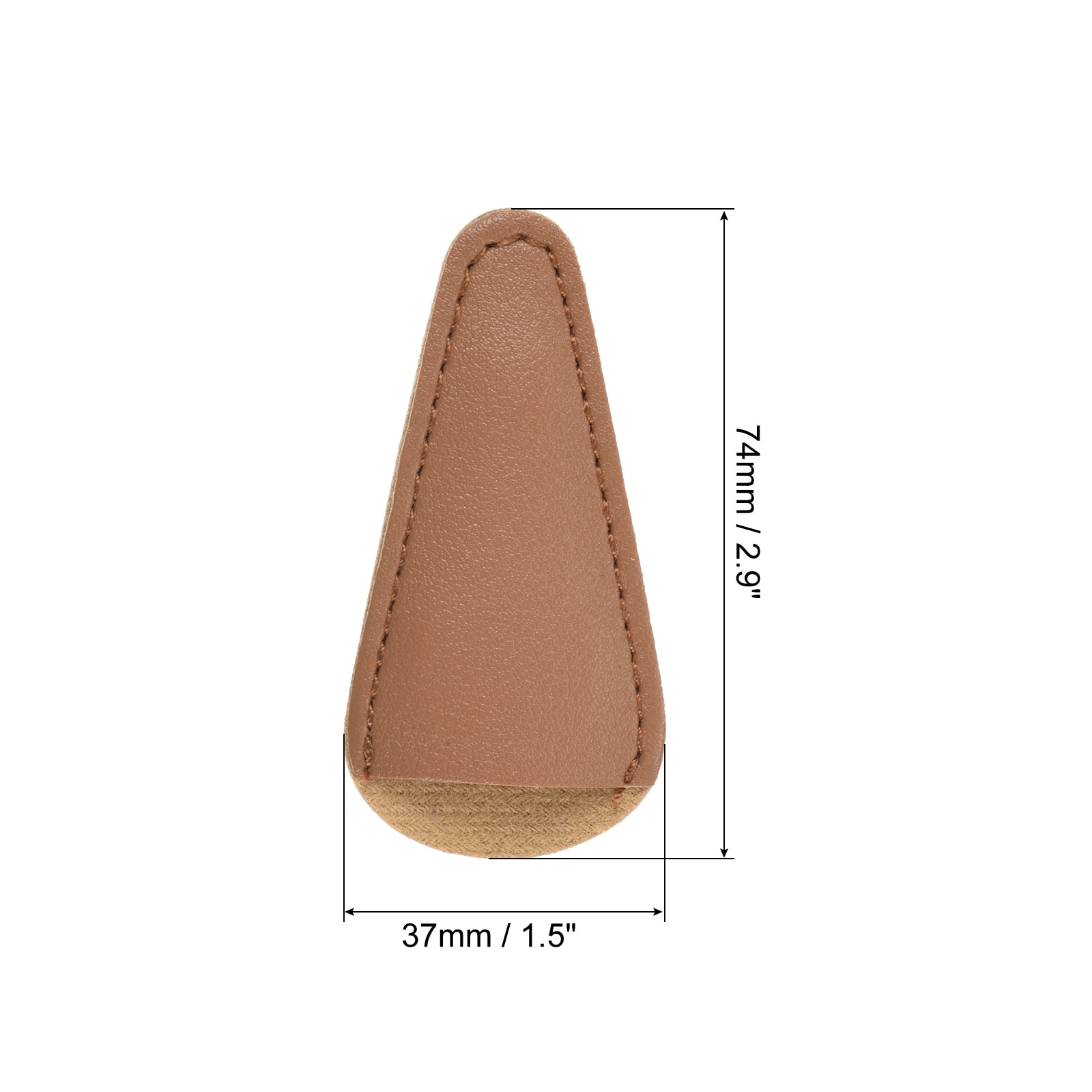 PU Leather Scissors Sheath, Scissors Cover Protector, Portable Collect Bags for Eyebrow Trimming Beauty Tool Protection