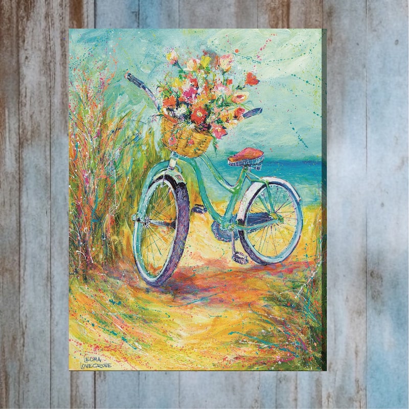 Blossom Bike All Weather Outdoor Wall Décor