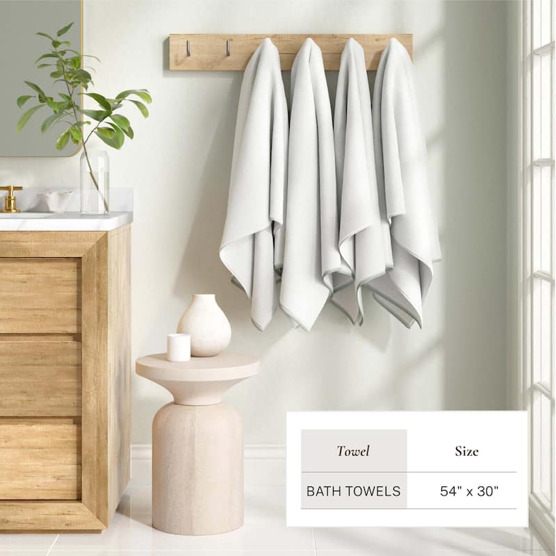 Linery & Co. Quick-Dry Cotton and Decorative Border Towel Set