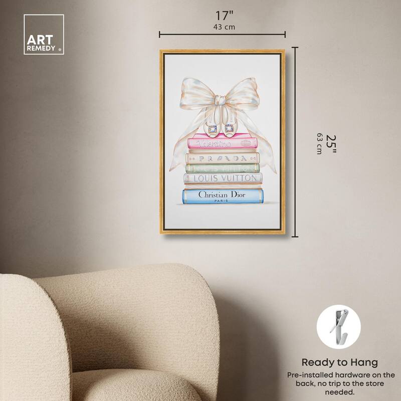 Heel and Luxury Books I Canvas by Art Remedy