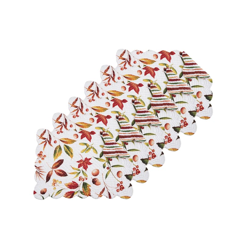 Camilla Quilted Placemat Set 6