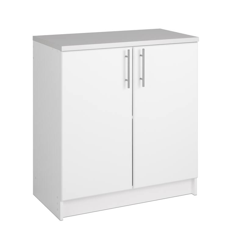 Prepac Elite Home Storage 16 in Deep Base Cabinet - 32" W x 35.75" H x 18" D