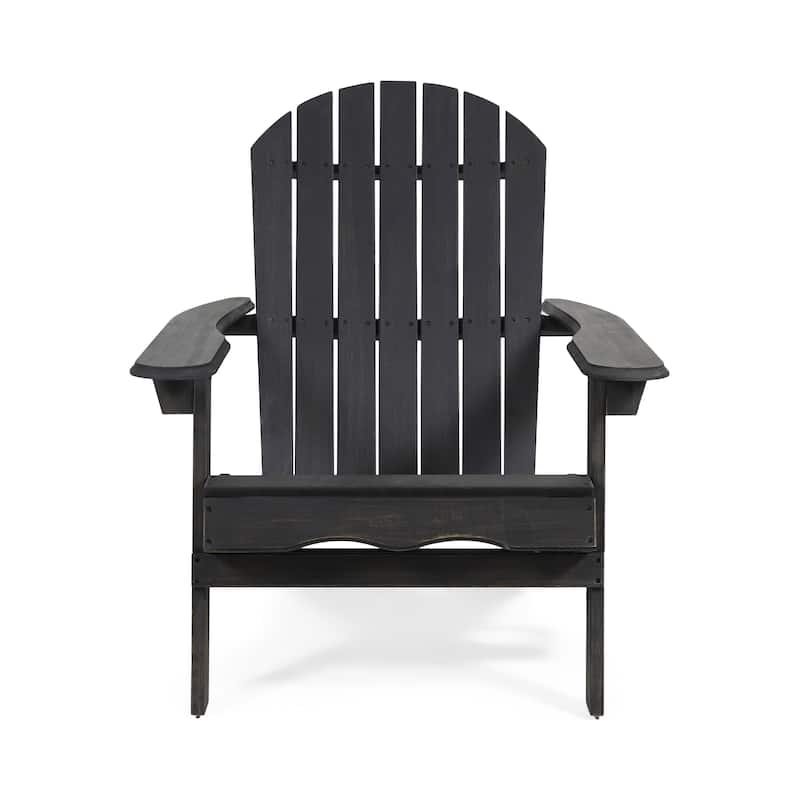 Hanlee Outdoor Rustic Acacia Wood Folding Adirondack Chair (Set of 2) by Christopher Knight Home