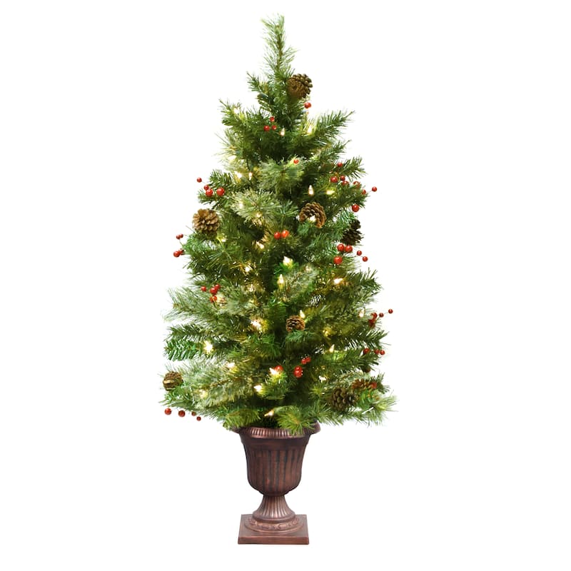 Astella 3.5-foot Pre-Lit Christmas Tree, Urn, and Ornaments
