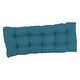 preview thumbnail 82 of 94, Solid Twill Tufted Indoor Bench Cushion (Multiple widths from 42 to 60 inch)