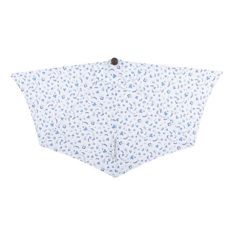 9ft Half Market Umbrella, Scalloped, Crank, Tilt, UV, by JONATHAN Y