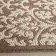 SAFAVIEH Courtyard Bettylou Indoor/ Outdoor Damask Area Rug