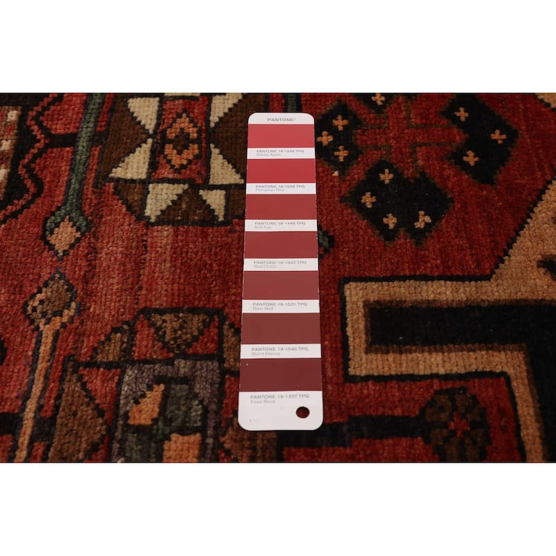 ECARPETGALLERY Hand-knotted Melis Vintage Red Wool Rug - 4'4 x 6'6