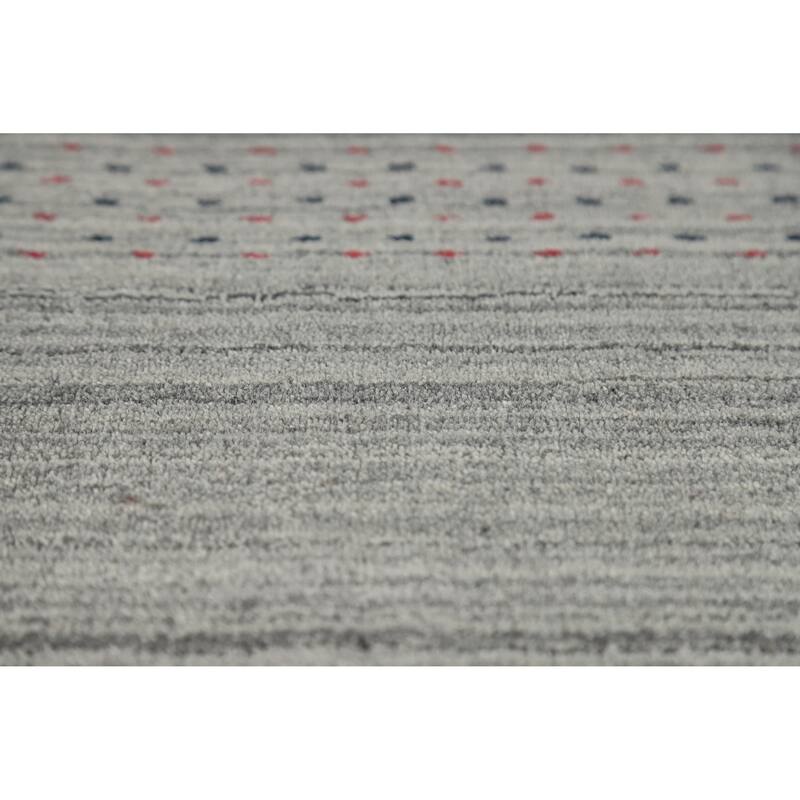 Gabbeh Indian Runner Rug Handmade Tribal Wool Carpet - 2'6" x 8'0"