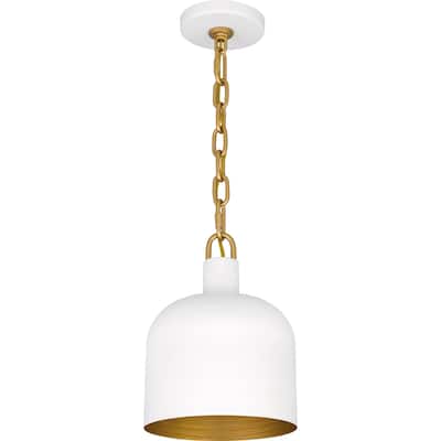 Raquel 1-Light Matte White Mini Pendant Light