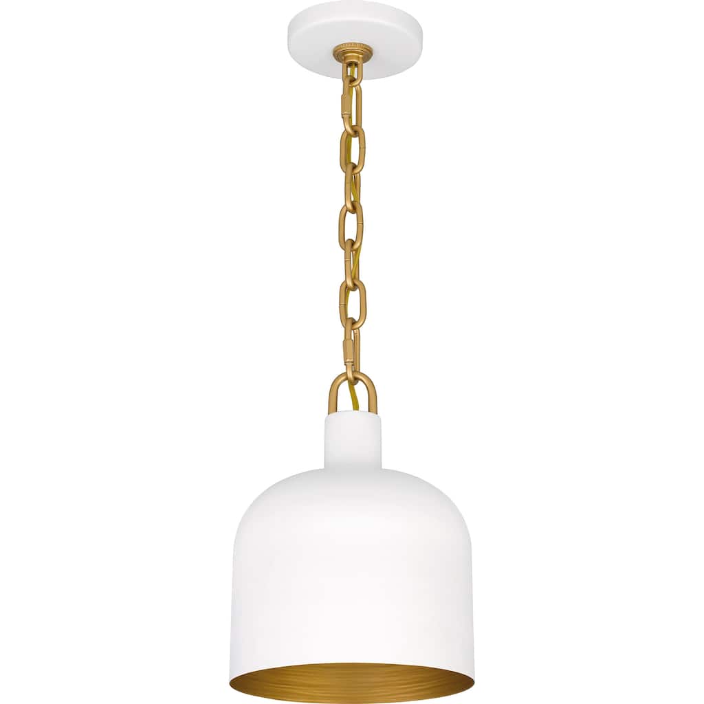 Raquel 1-Light Matte White Mini Pendant Light