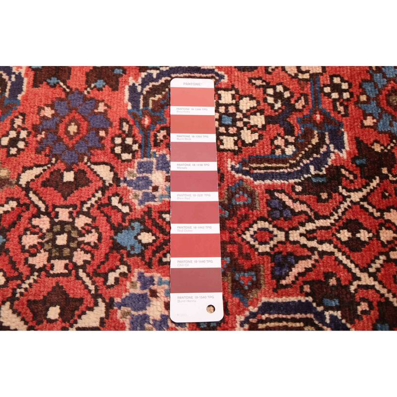 ECARPETGALLERY Hand-knotted Andelz Red Wool Rug - 3'6 x 9'5