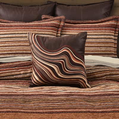 Sundance 18" Square Embellished Decorative Throw Pillow