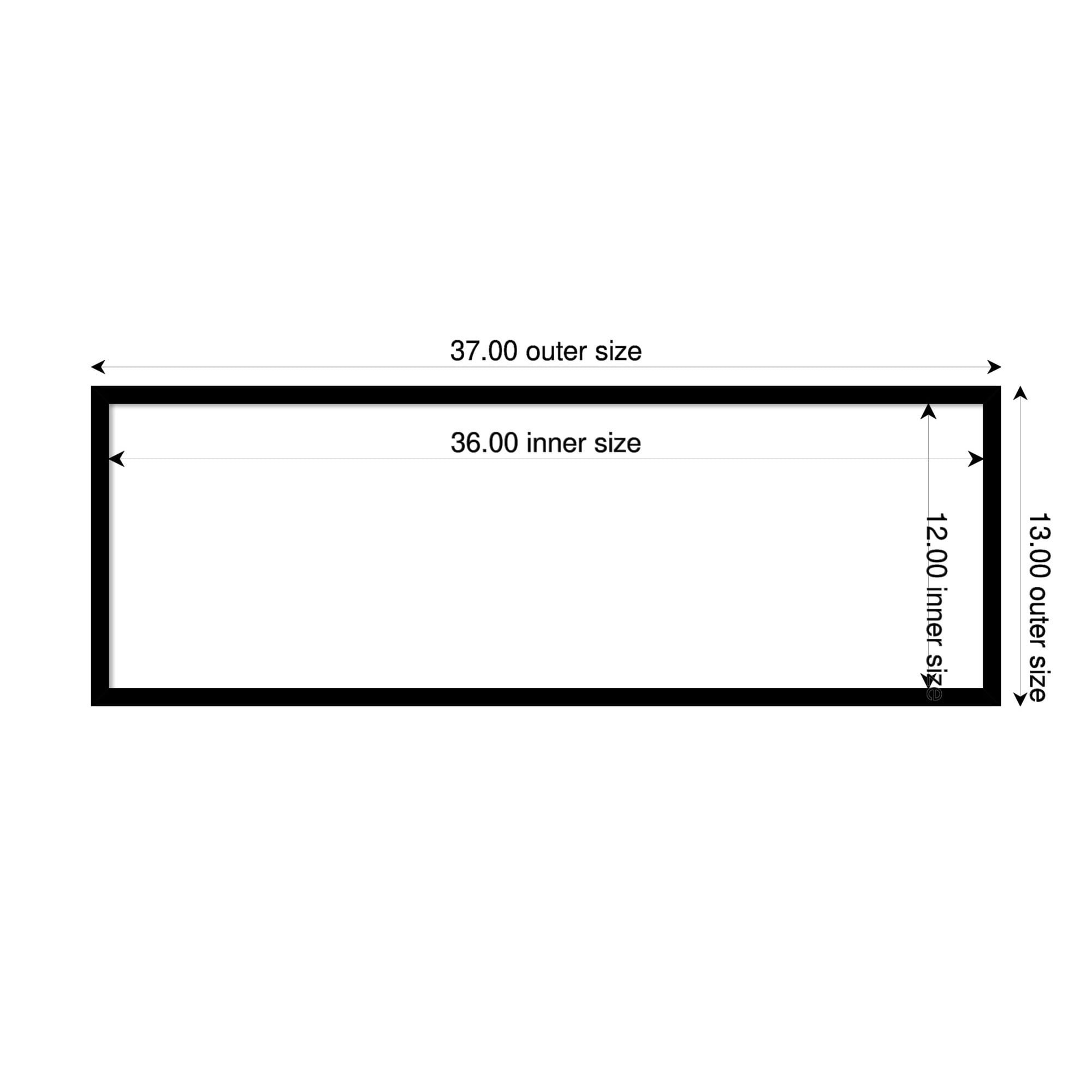 Amanti Art Black Gallery Deep Framed Dry Erase Magnetic Board