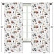 preview thumbnail 5 of 3, Sweet Jojo Designs Construction Truck 84in Window Treatment Curtain Panel Pair - Grey Yellow Red and Blue Transportation