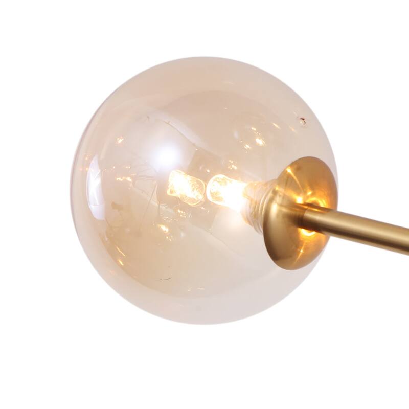 15-light Glass Globe Bubble Sputnik Chandelier