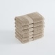 preview thumbnail 4 of 18, Royal Velvet Turkish Cotton Towel - Same Size Set 6 Wash Cloths - Beige