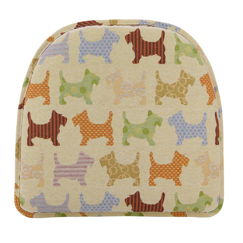 Klear Vu Raindrop The Gripper Non Slip Chair Cushions