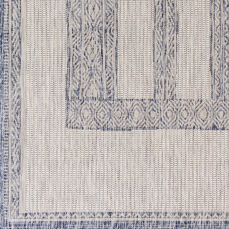 Livabliss Yadgar Subtle Stripes Indoor/ Outdoor Area Rug