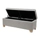 preview thumbnail 12 of 12, Ashcroft Dual Compartment Flip-Top Storage Bench