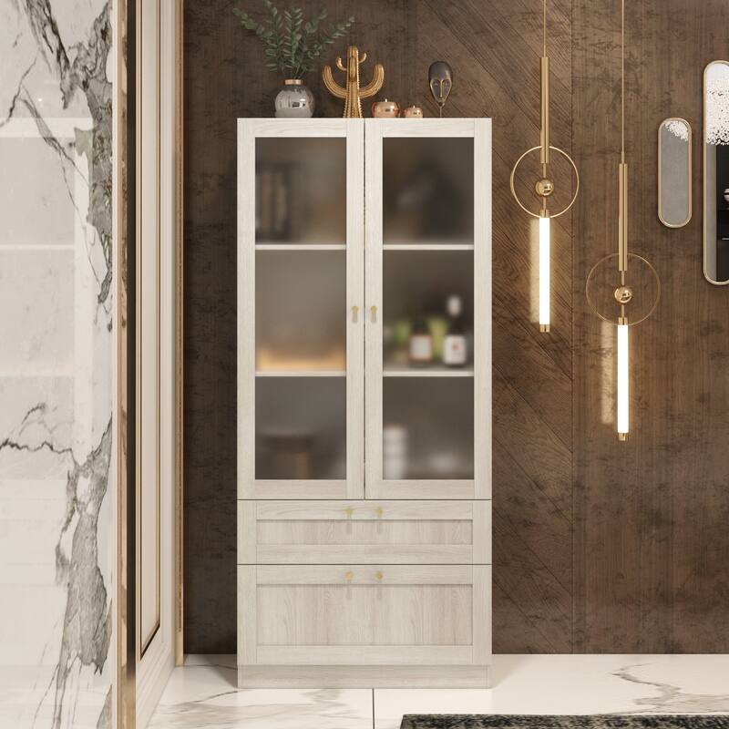 Elegant White Modular Bookcase: Stylish and Flexible Storage Solution for Your Home - 1(31.5"W)