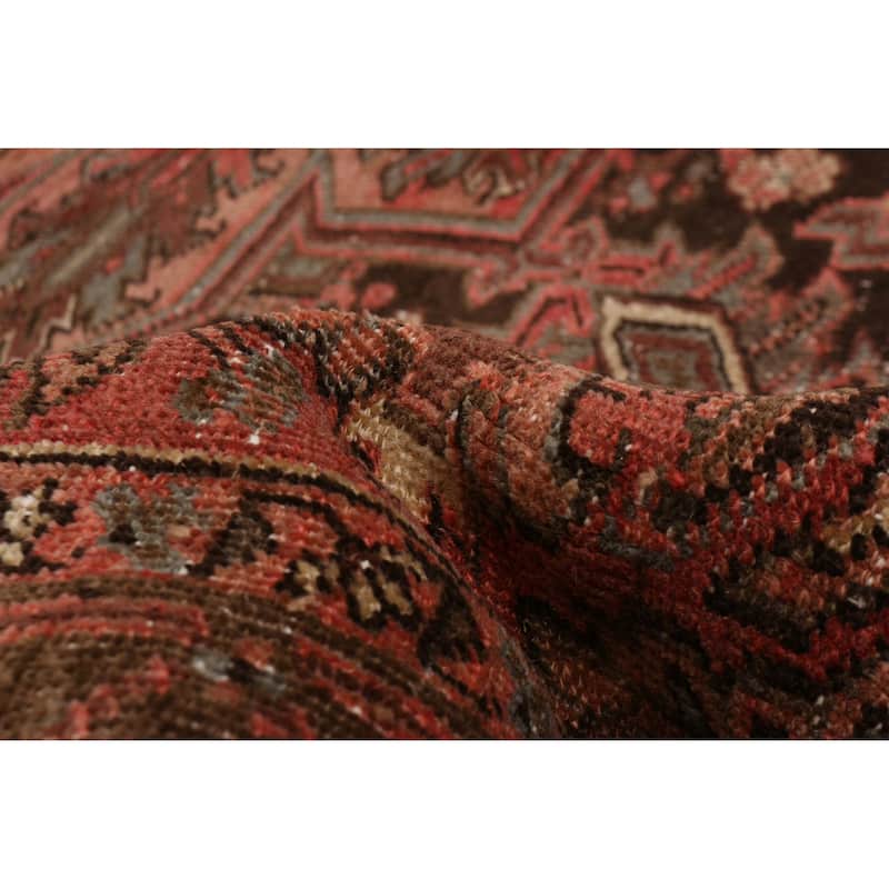 ECARPETGALLERY Hand-knotted Sarabi Red Wool Rug - 8'2 x 11'2
