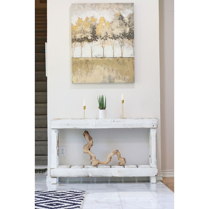 46" Luxe Console (White)
