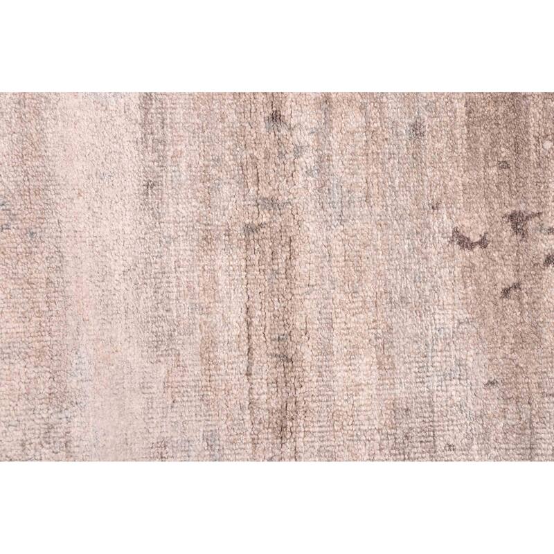 ECARPETGALLERY Hand-knotted Legacy Light Grey Silk Rug - 5'4 x 7'10