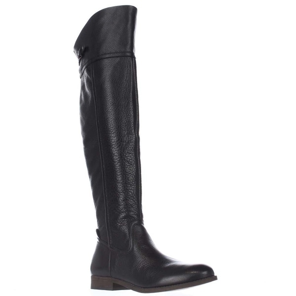 franco sarto black tall boots