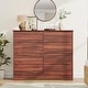 preview thumbnail 16 of 26, Tall Modern Wooden Dresser with 8 Drawers, Deep Storage, Large Chest of Drawers with Wide Top