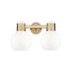 Option Brushed Brass / Gloss White