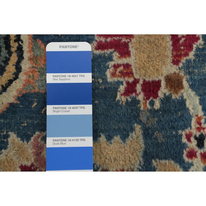 Hand Knotted Oriental 100% Wool Carpet Traditional Floral Pink Dorokhsh Area Rug - 14' 4'' X 9' 6''