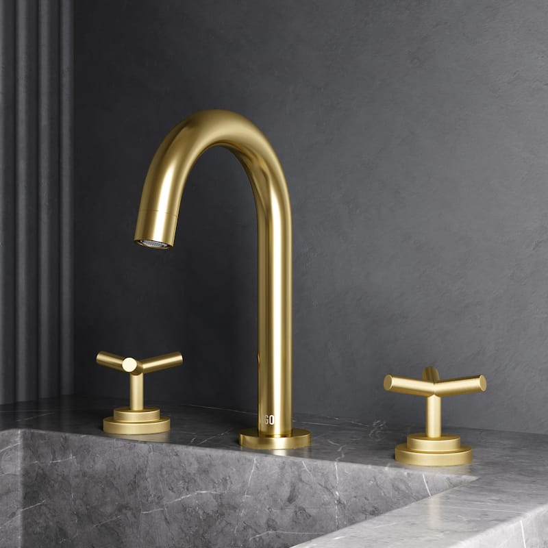 VIGO Jewel 9" H 2-Handle Widespread Bathroom Faucet