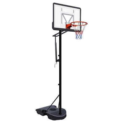 Portable Basketball Hoop,Adjustable Height 6.89ft to 10.01ft,34 inch Backboard with Rebound System,with Water/Sand Base & Wheels