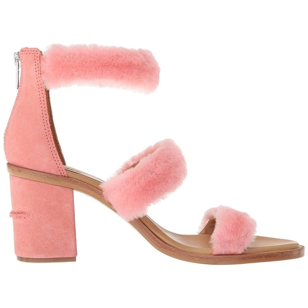 ugg del rey fluff heel black
